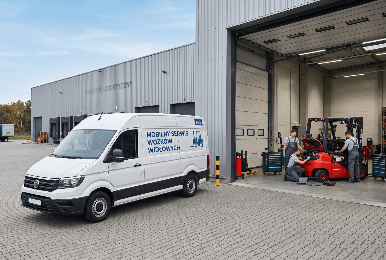 Mobilny serwis wózków widłowych