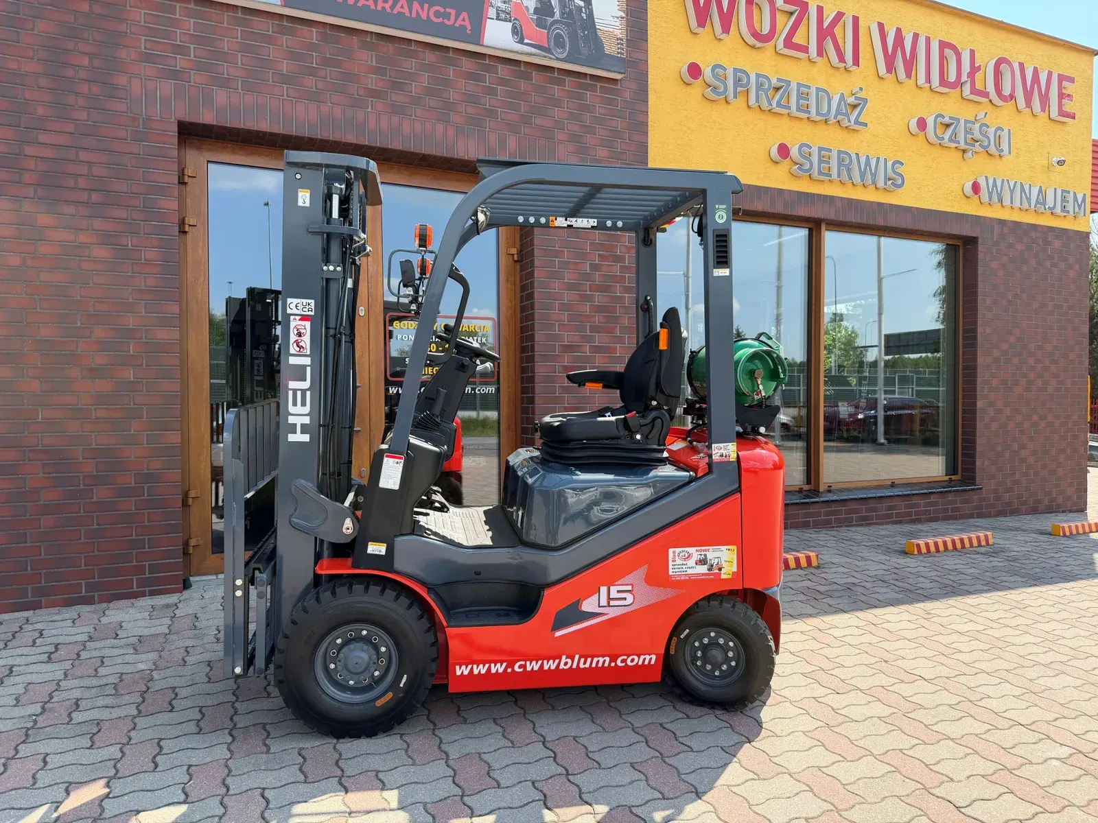 HELI CPYD15-KU1H — wózek widłowy czołowy spalinowy