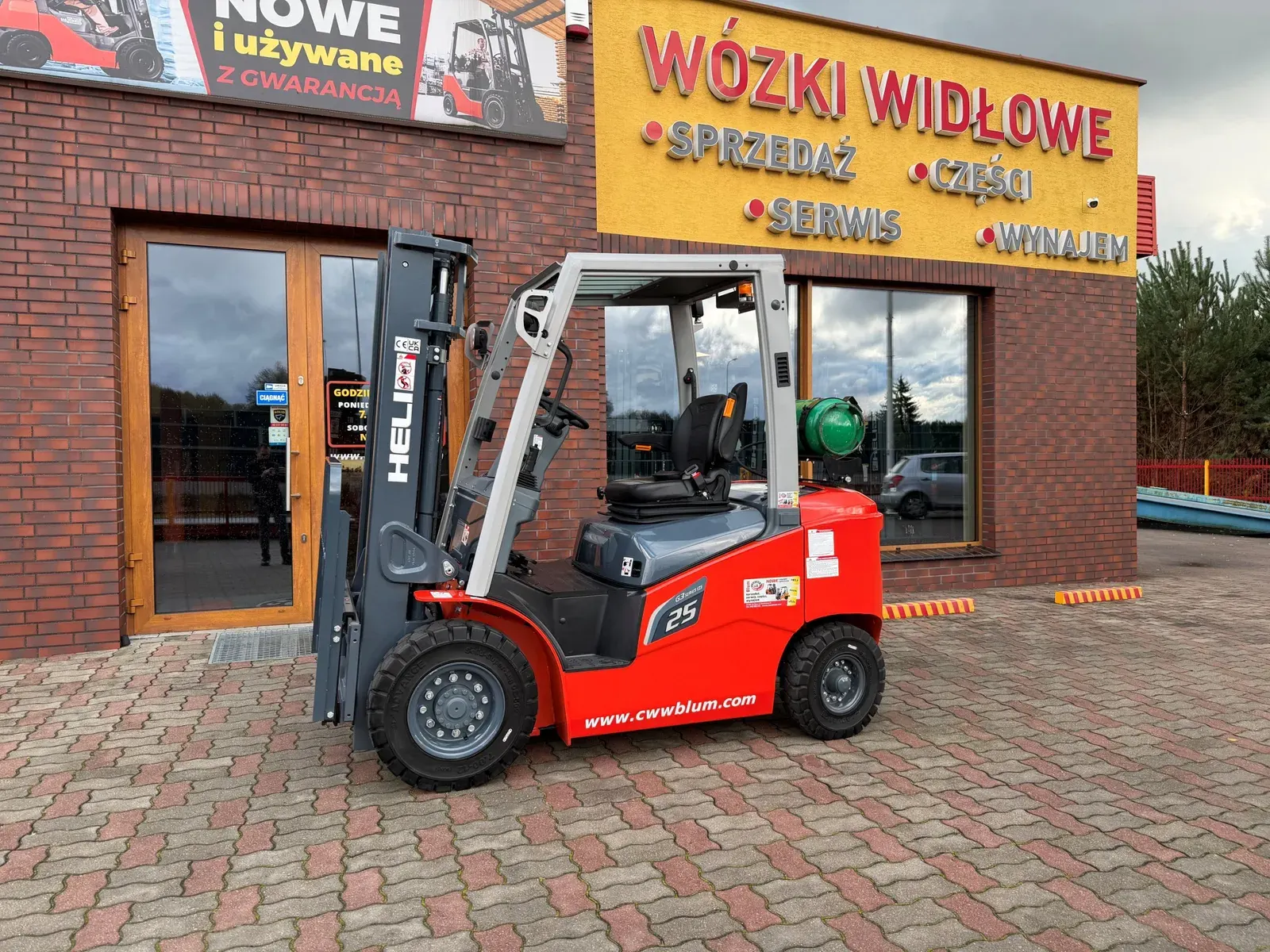 HELI CPYD25-KU1RG3 — wózek widłowy czołowy spalinowy