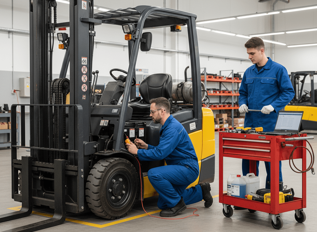 przeglad-konserwacyjny-wozka-widlowego Przegląd konserwacyjny wózka widłowego